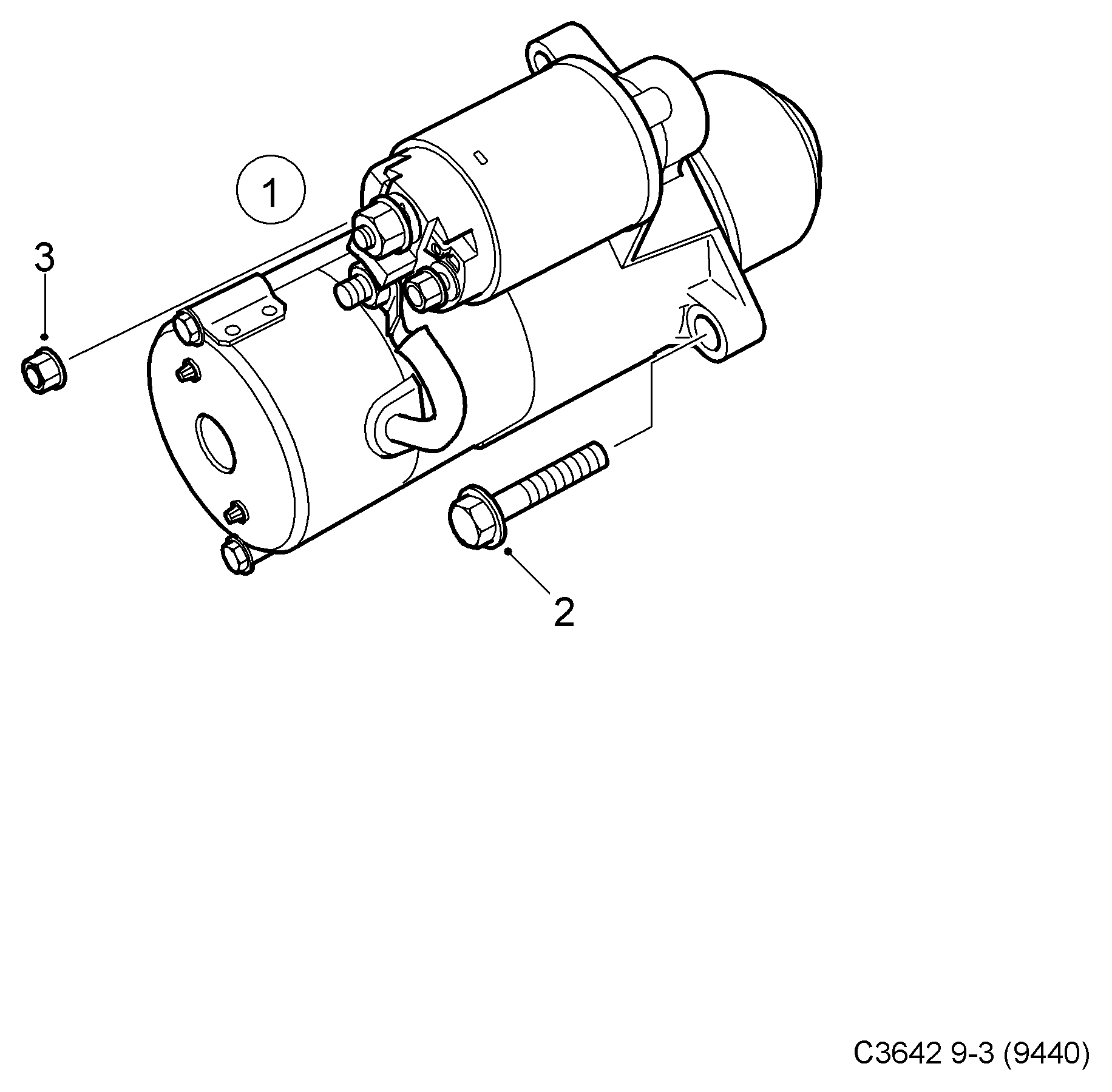 SAAB 55563538 - Motorino d'avviamento autozon.pro