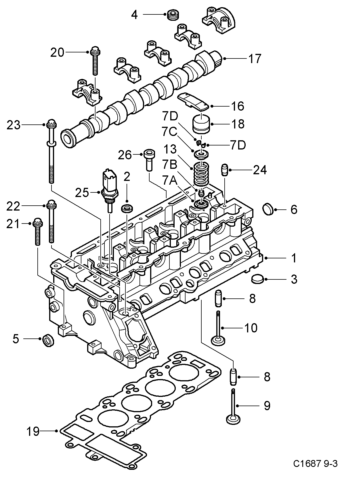 Opel 90541937 - Sensore, Temperatura refrigerante autozon.pro