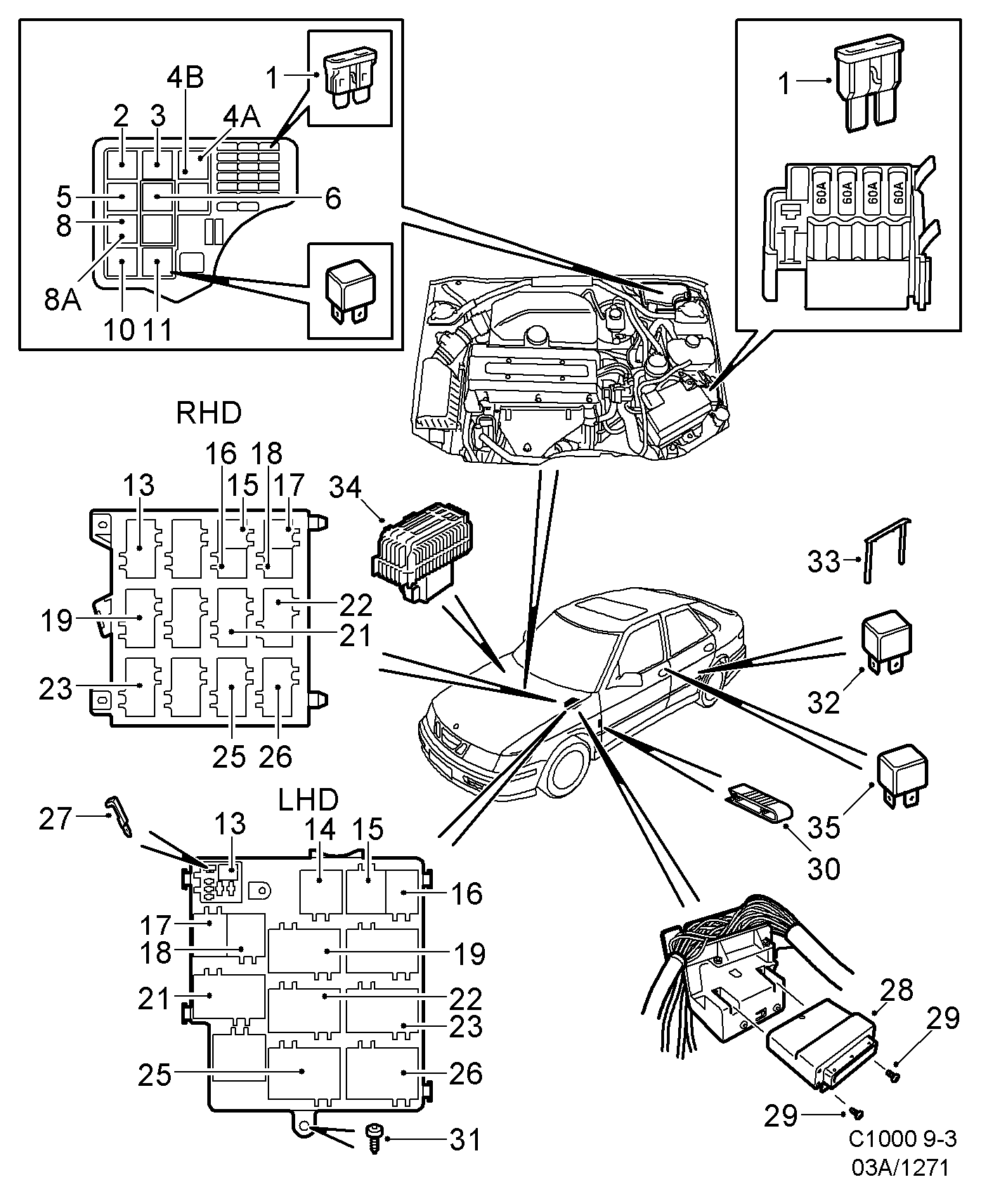 Opel 9522061 - Relè multifunzione autozon.pro