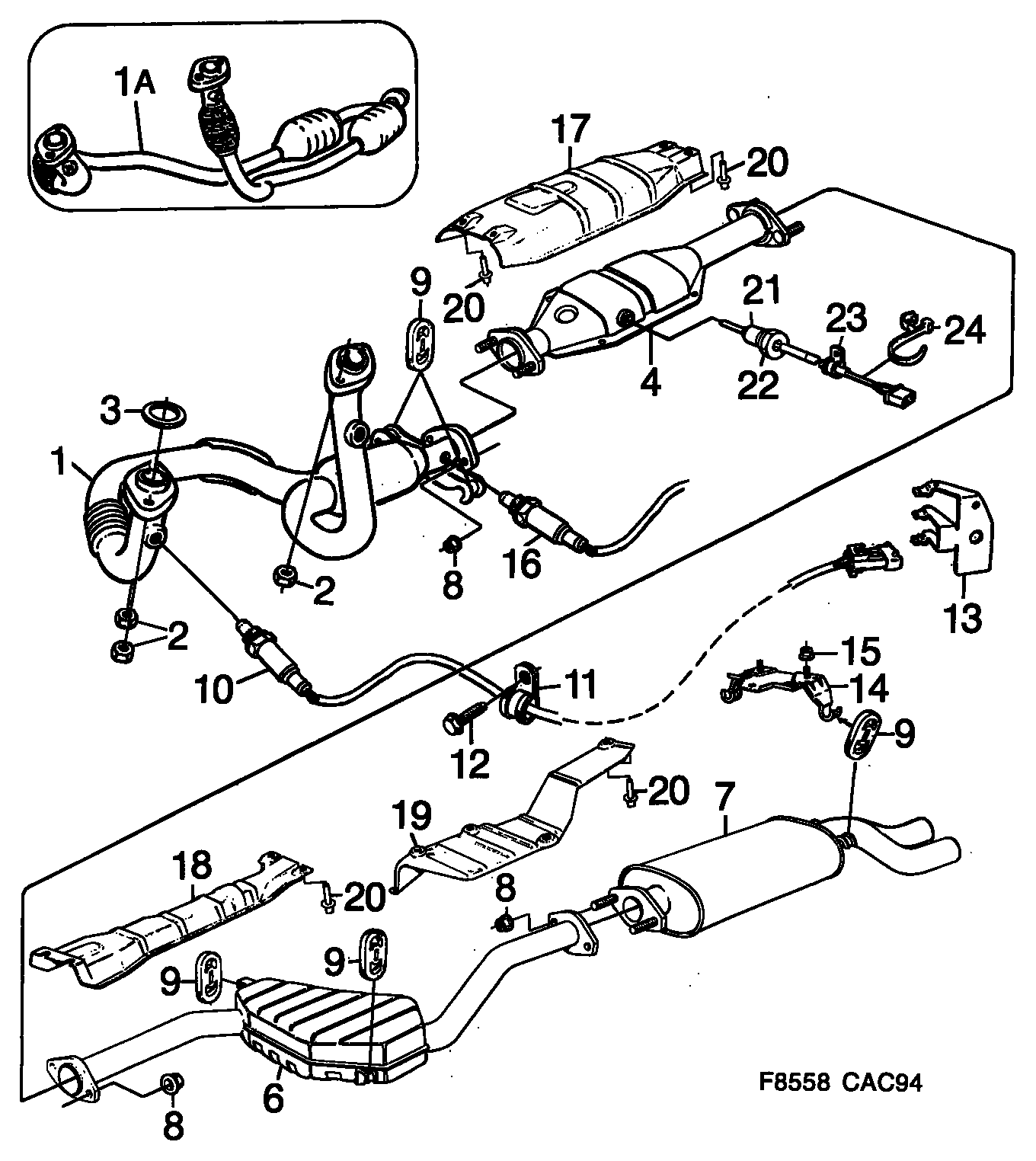 SAAB 4660163 - Sonda lambda autozon.pro