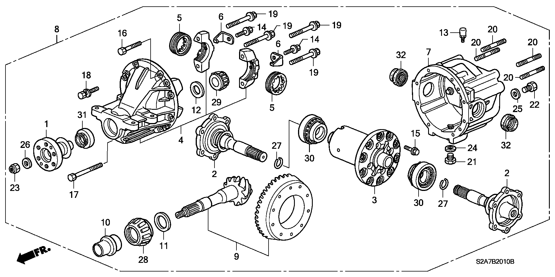 Honda 91202PCZ003 - Anello tenuta, Differenziale autozon.pro