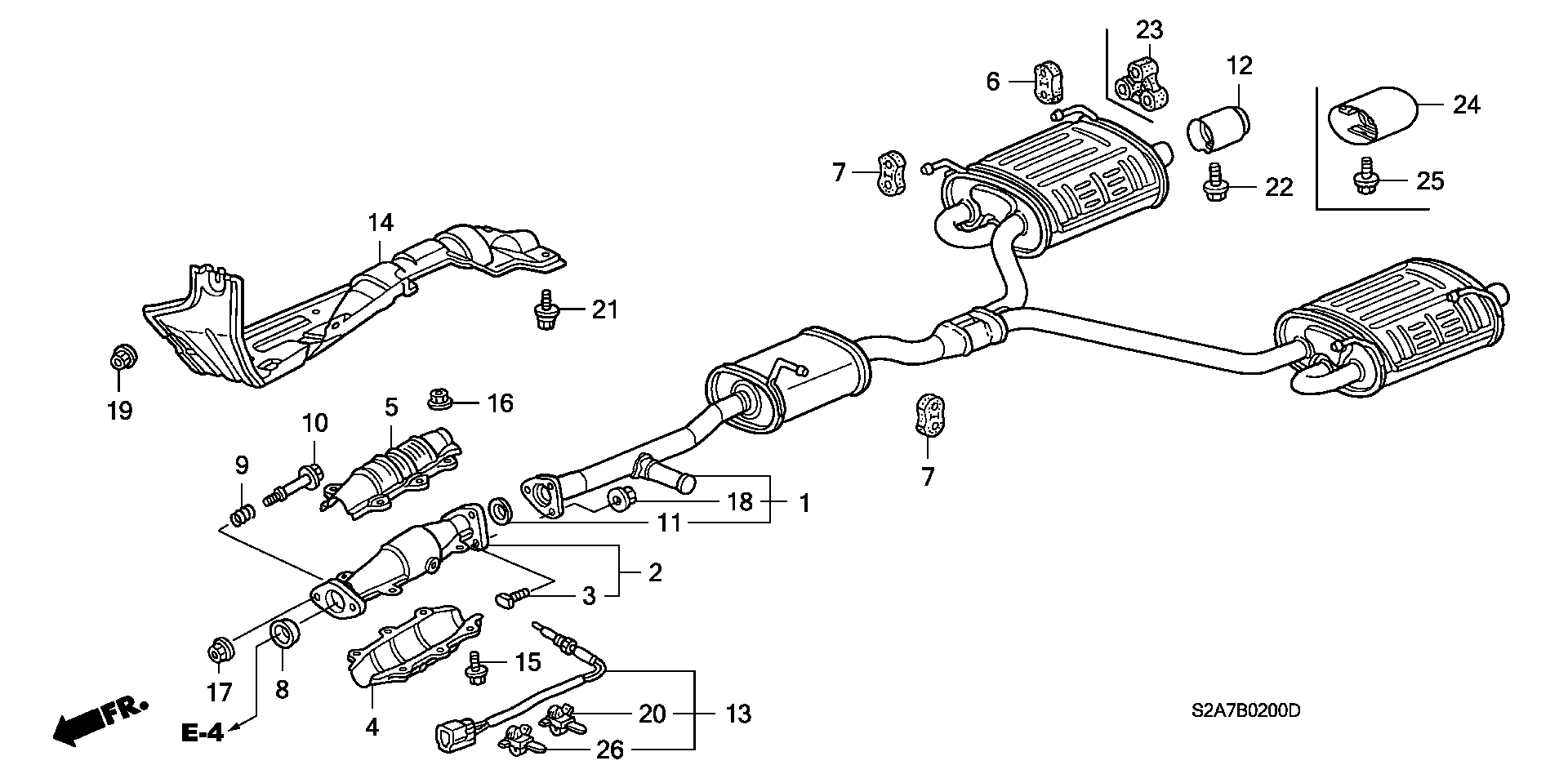 Honda 36532PCX004 - Sonda lambda autozon.pro