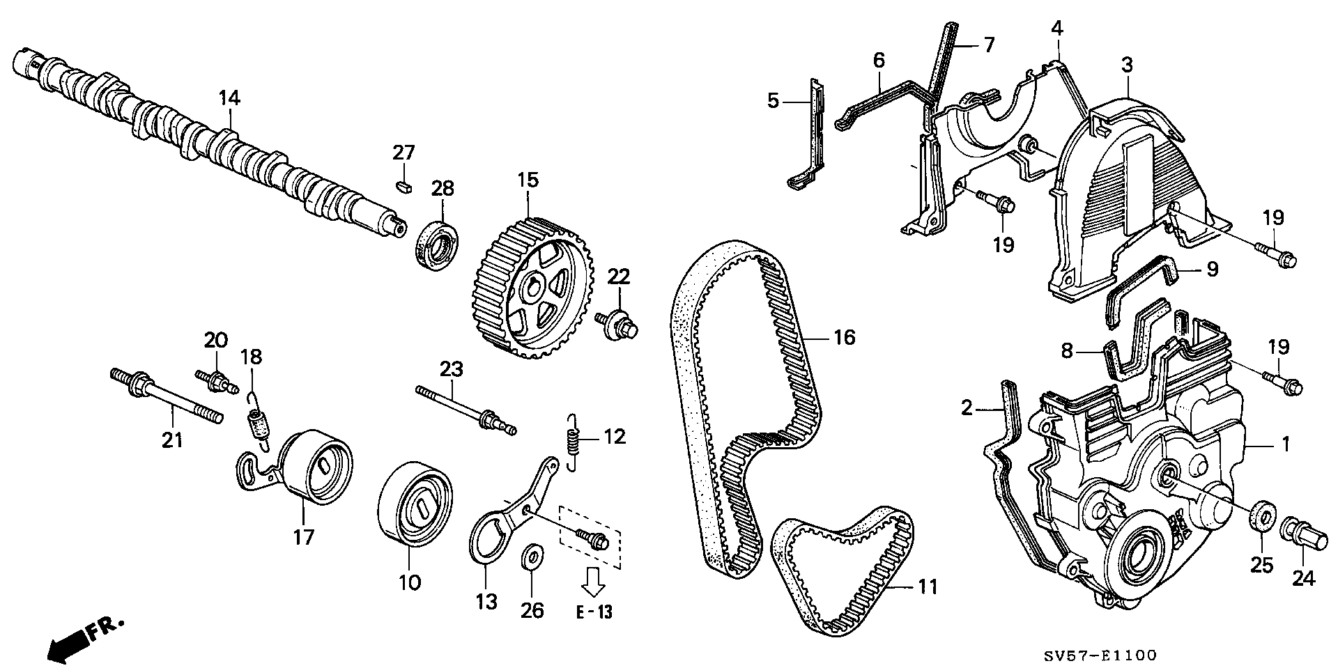 Honda 13 404 PT0 003 - Rullo tenditore, Cinghia dentata autozon.pro