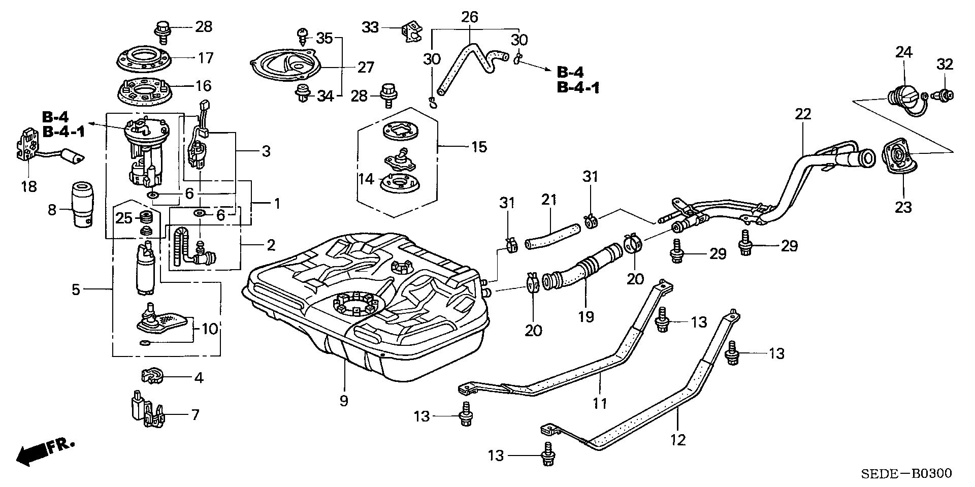 Honda 16010-SED-003 - Filtro carburante autozon.pro