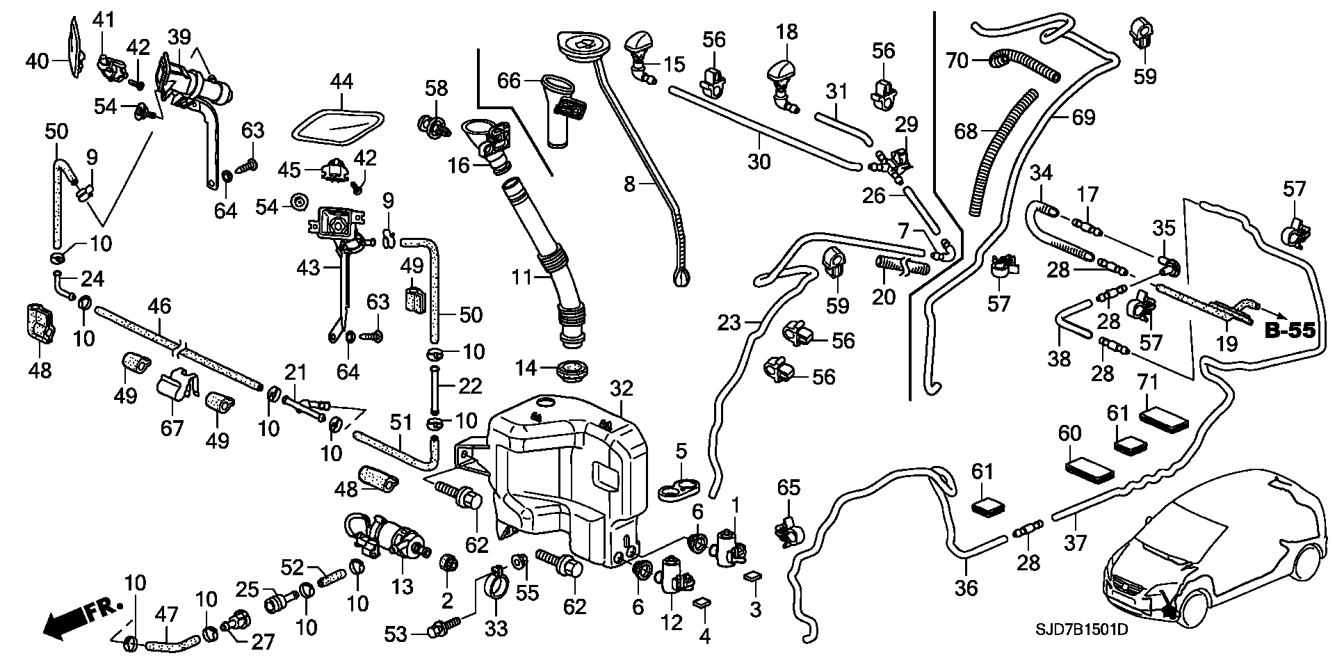 Honda 76892SJDS01 - Motorino d'avviamento autozon.pro