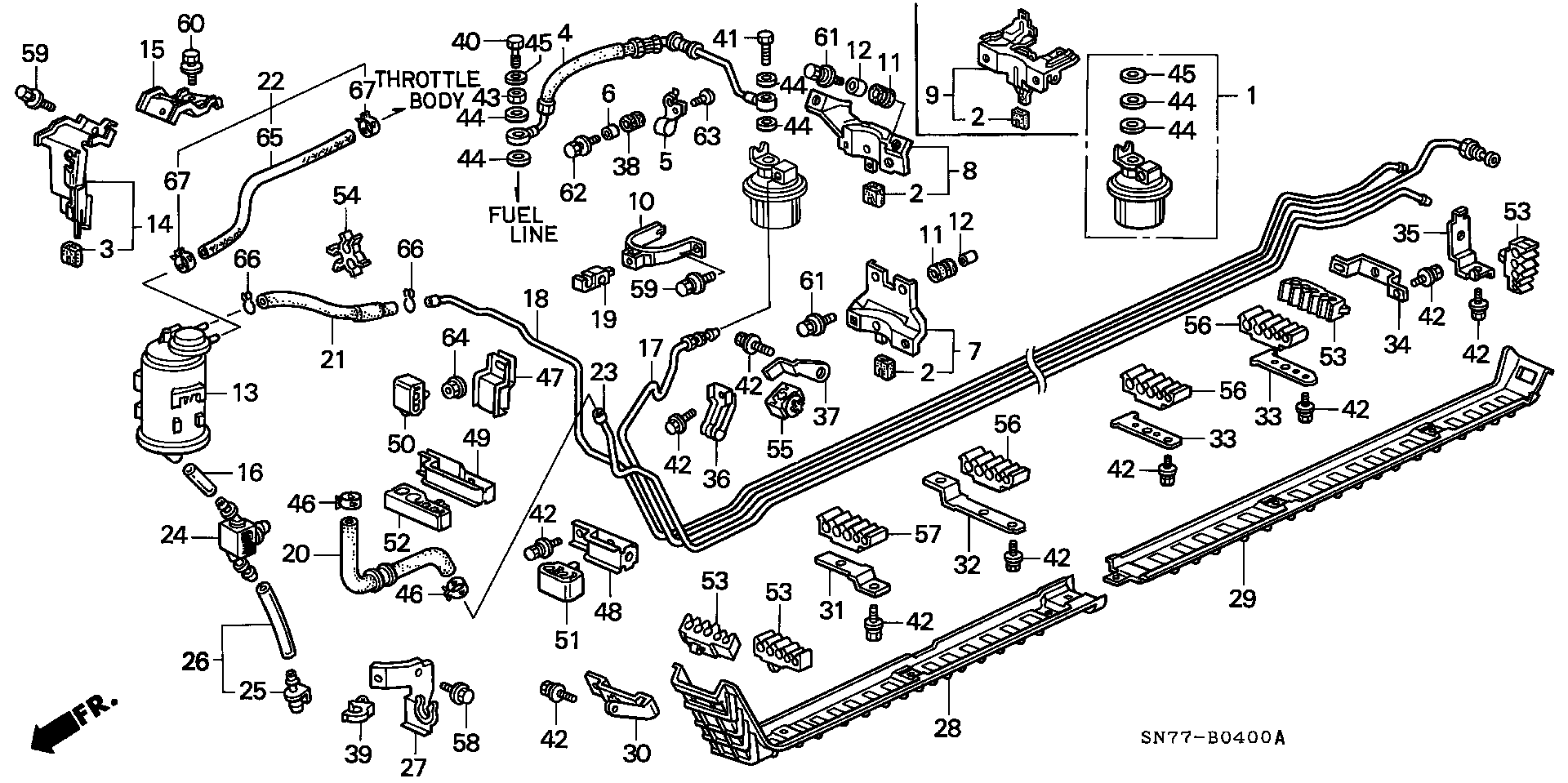 Honda 16010-SM4-931 - Filtro carburante autozon.pro