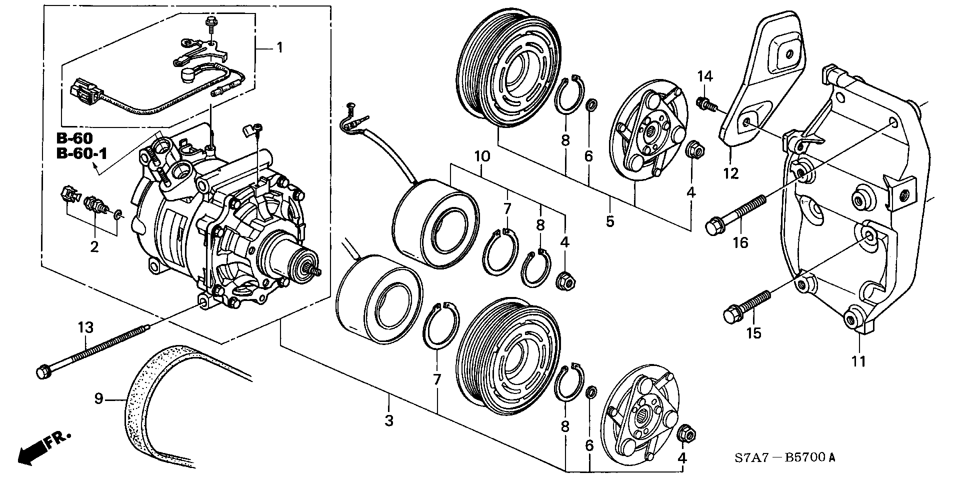 Honda 38920-PLR-003 - Cinghia Poly-V autozon.pro