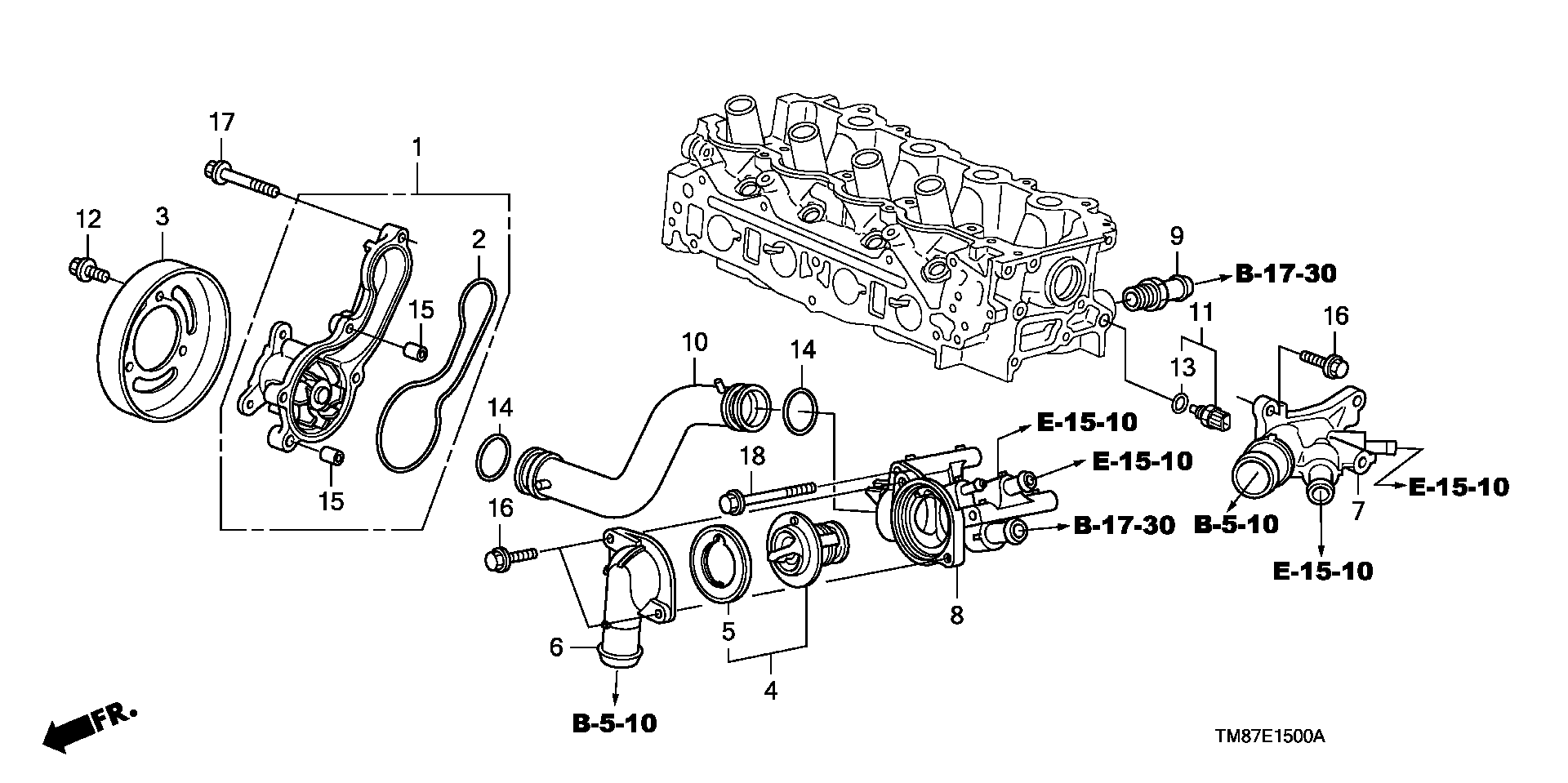 Honda 19301-RP3-305 - Termostato, Refrigerante autozon.pro