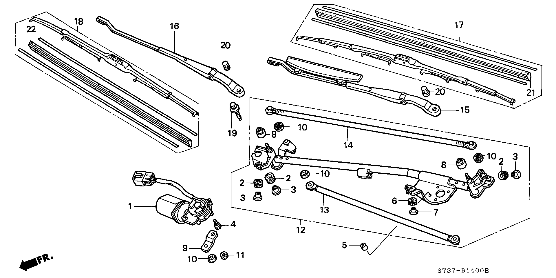 Honda 76630ST3E05 - Spazzola tergi autozon.pro