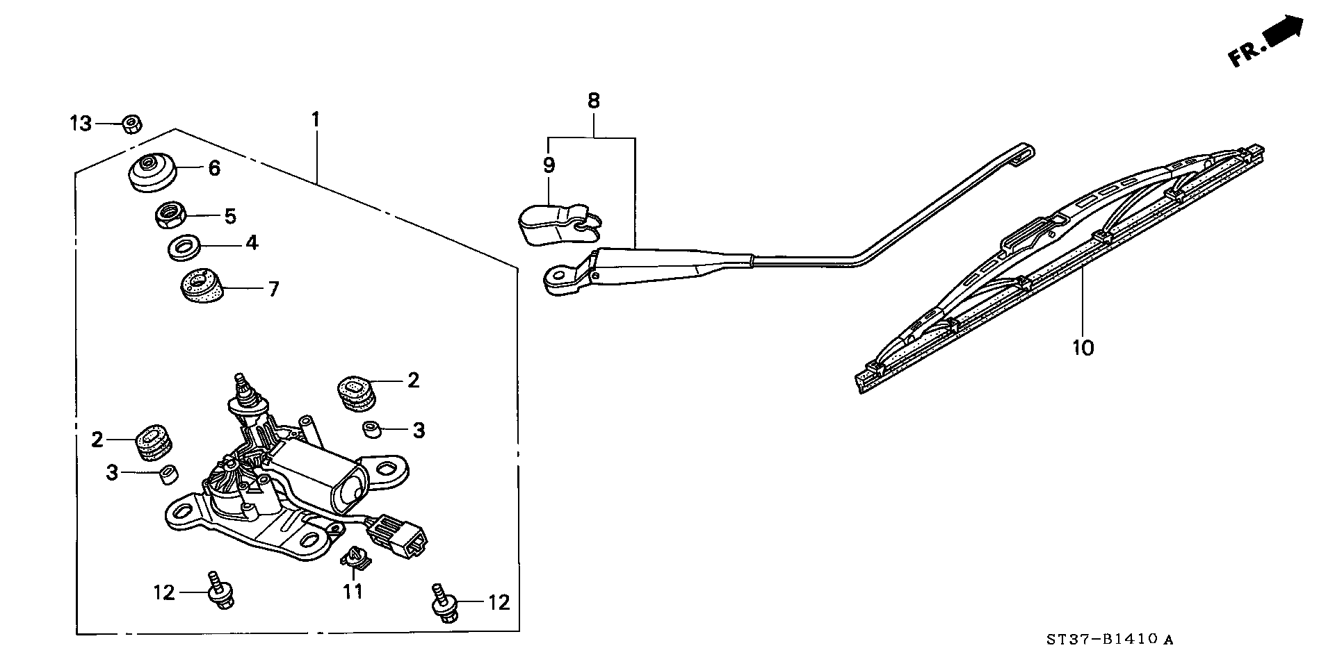 Honda 76730ST3E11 - Spazzola tergi autozon.pro