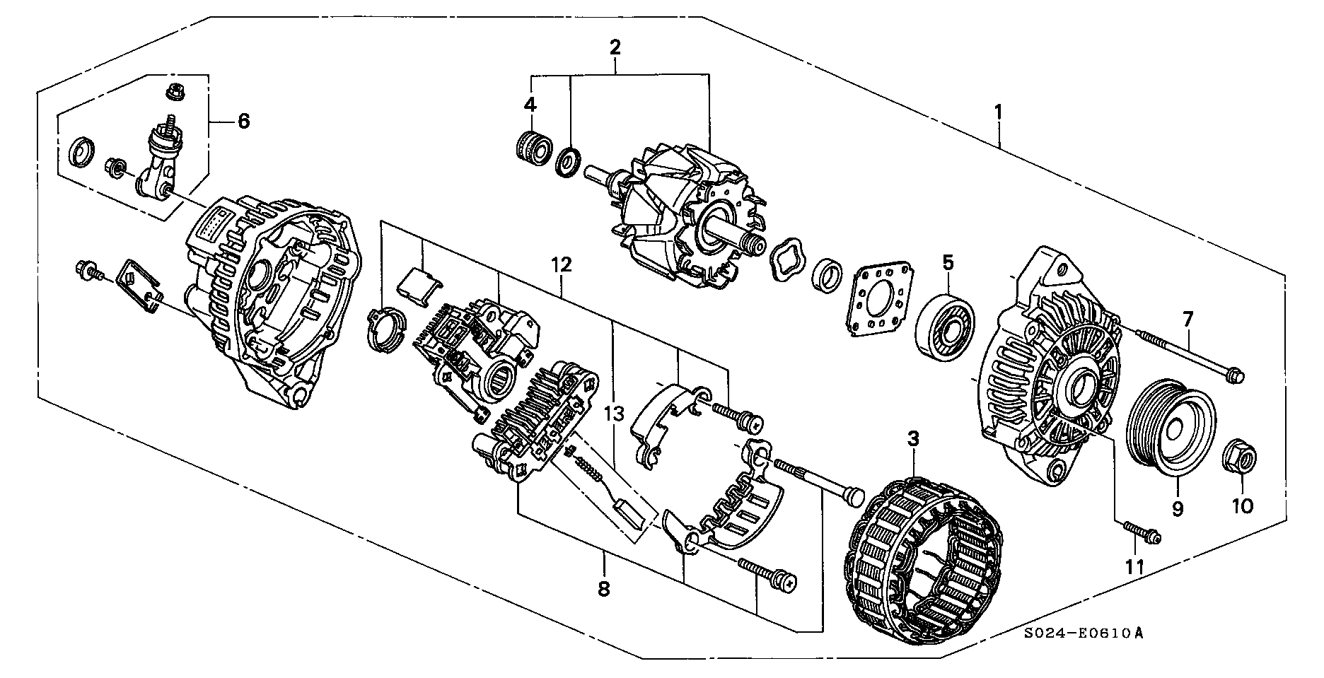 Honda 31 100-P2E-G01 - Alternatore autozon.pro