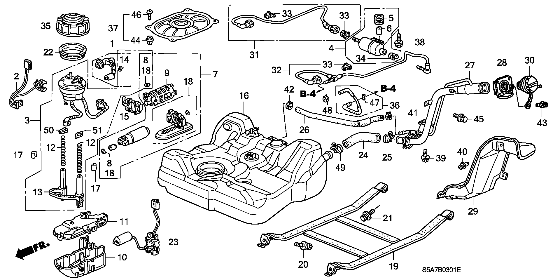 Honda 17040-S5A-930 - Pompa carburante autozon.pro