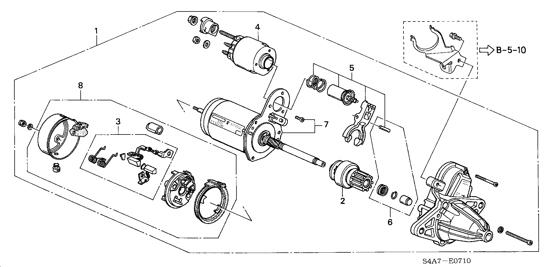 Honda 31200PDAE53 - Motorino d'avviamento autozon.pro