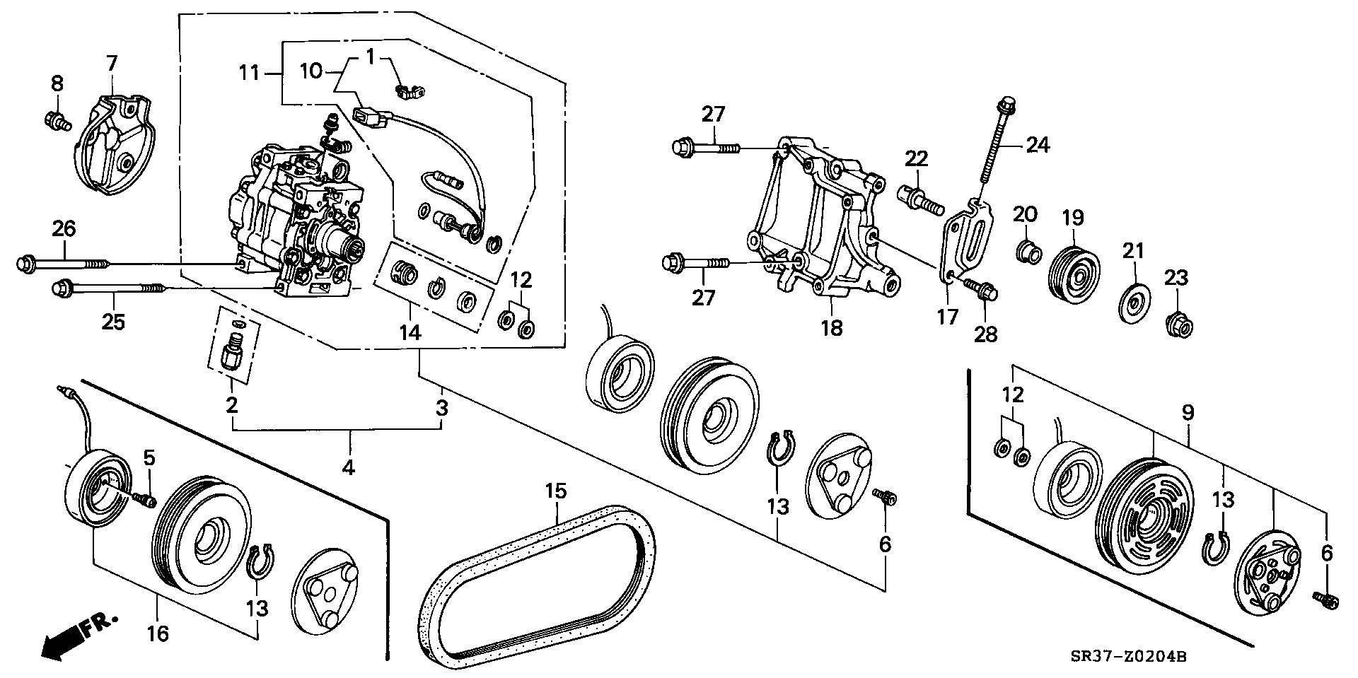 Honda 38920-P08-003 - Cinghia Poly-V autozon.pro