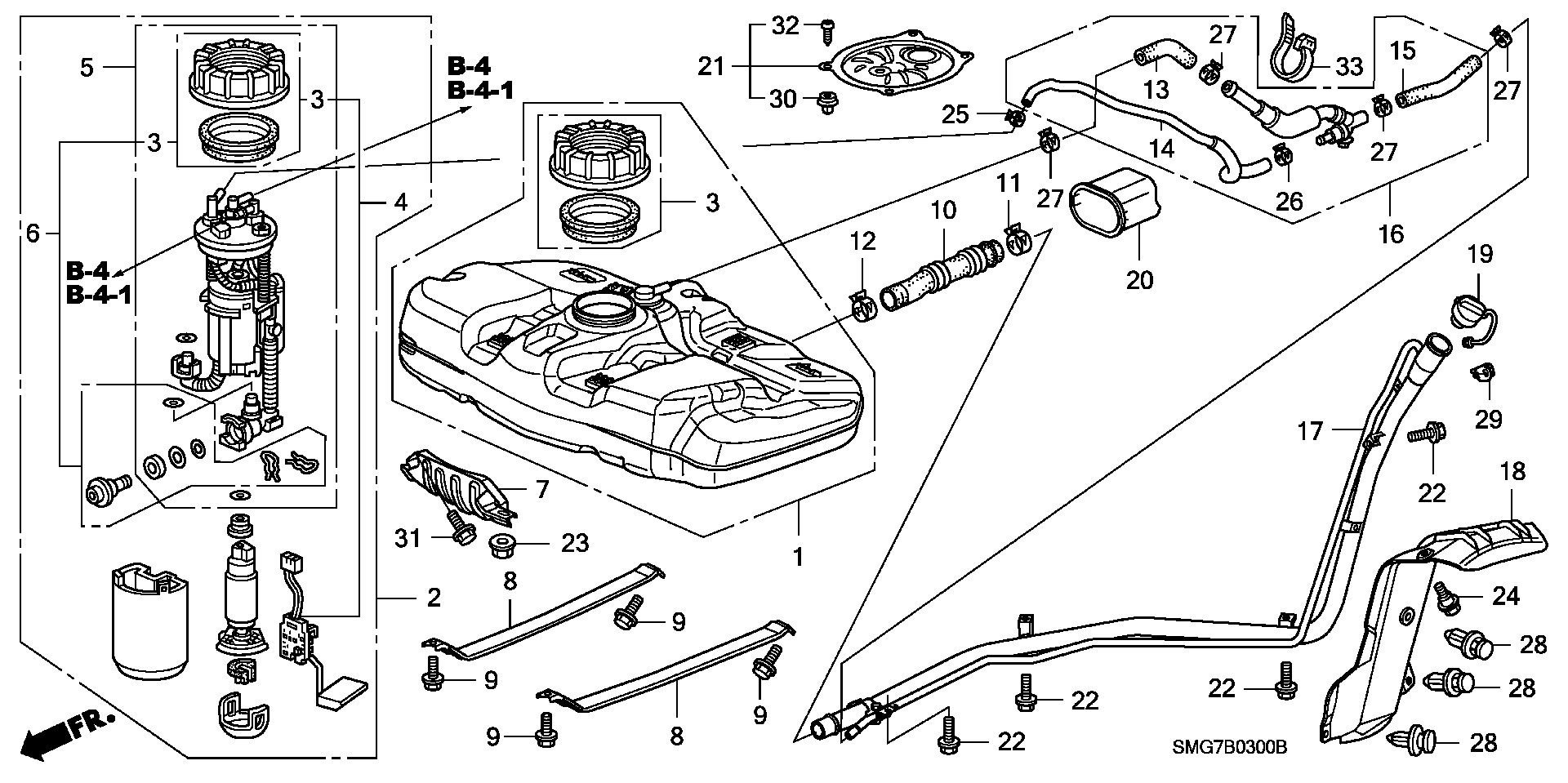 Honda 17048SMGE00 - Filtro carburante autozon.pro