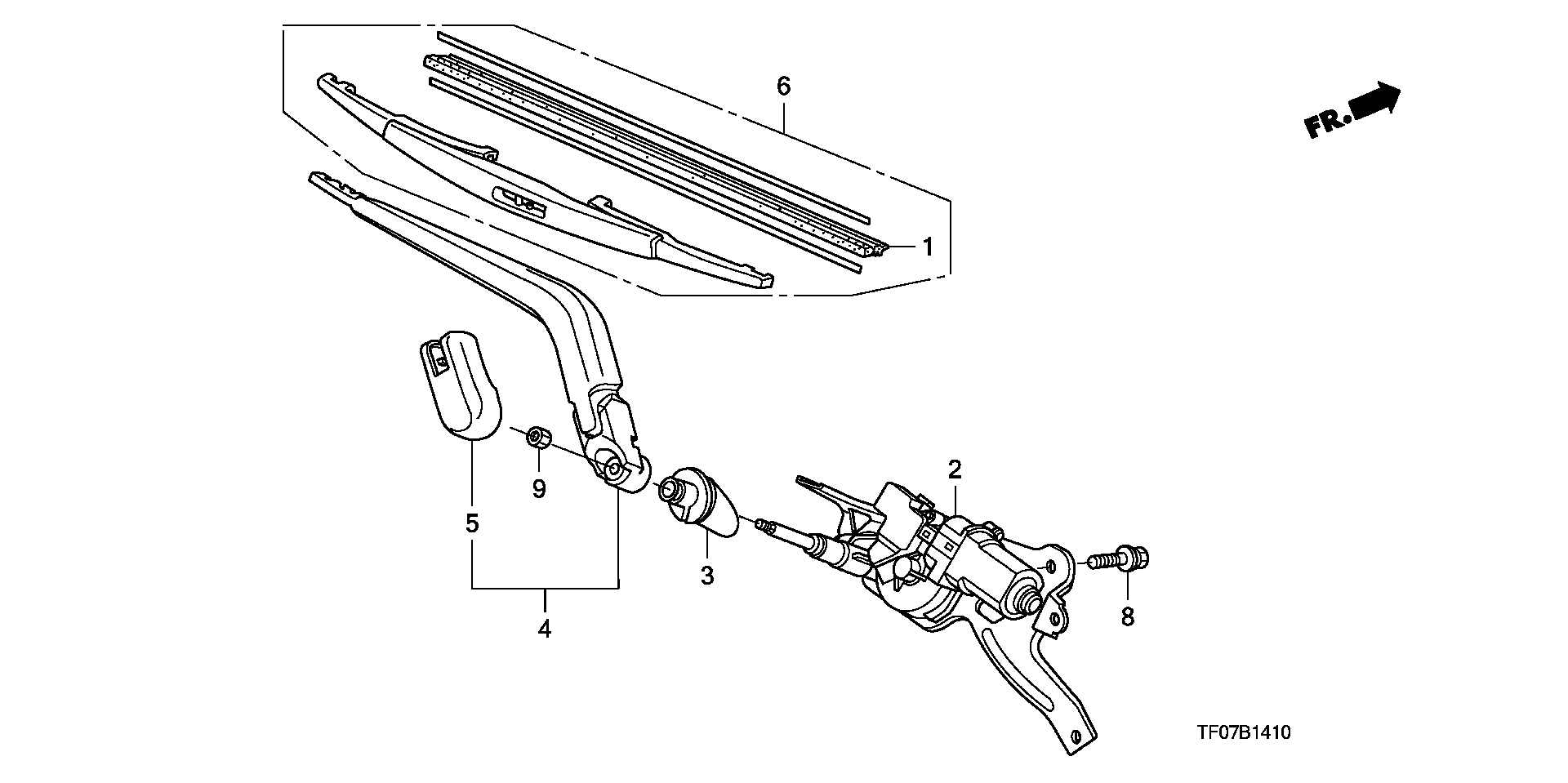 Honda 76730-S2X-003 - Spazzola tergi autozon.pro