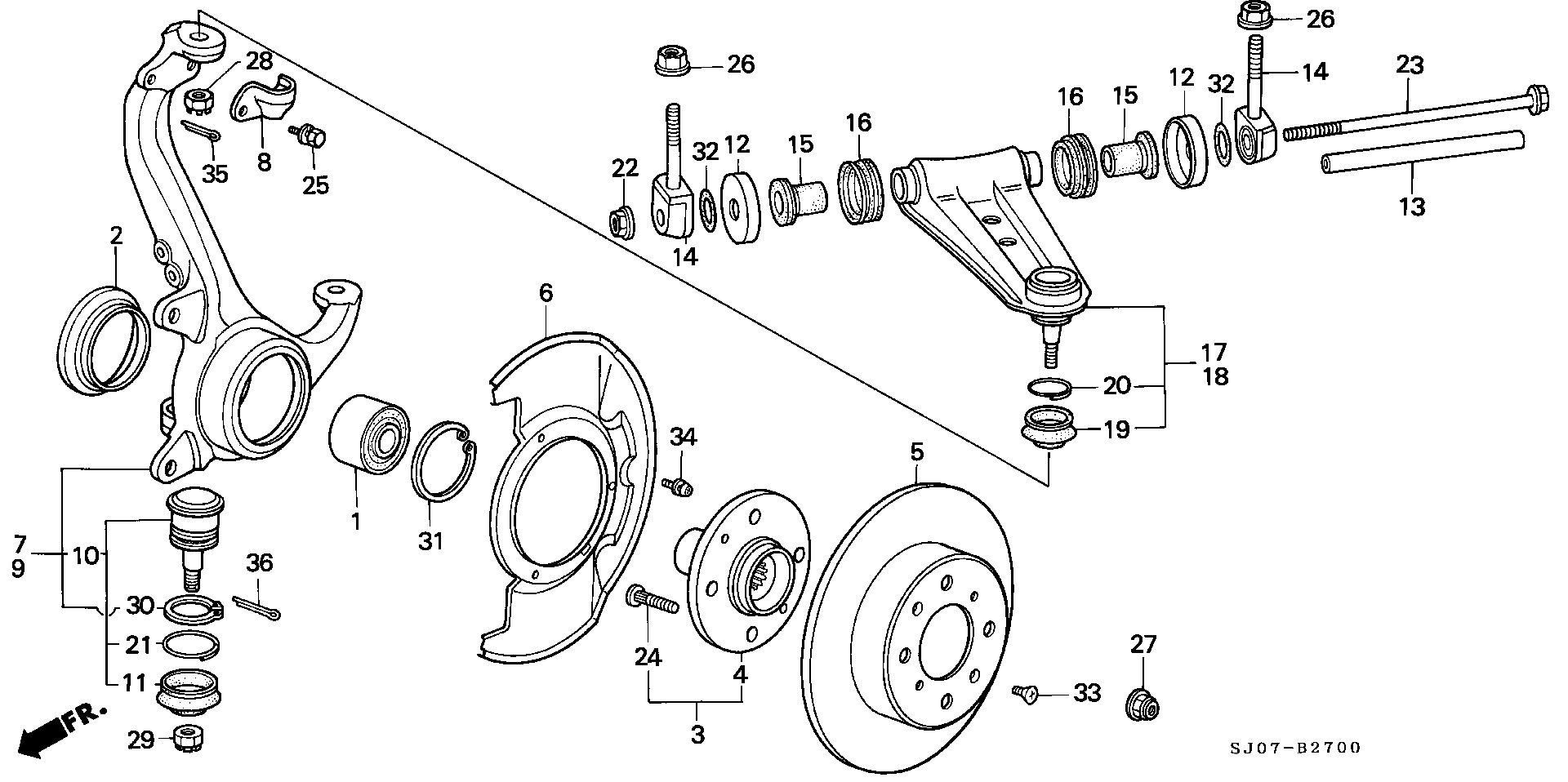 Honda 90681SE0000 - Kit cuscinetto ruota autozon.pro