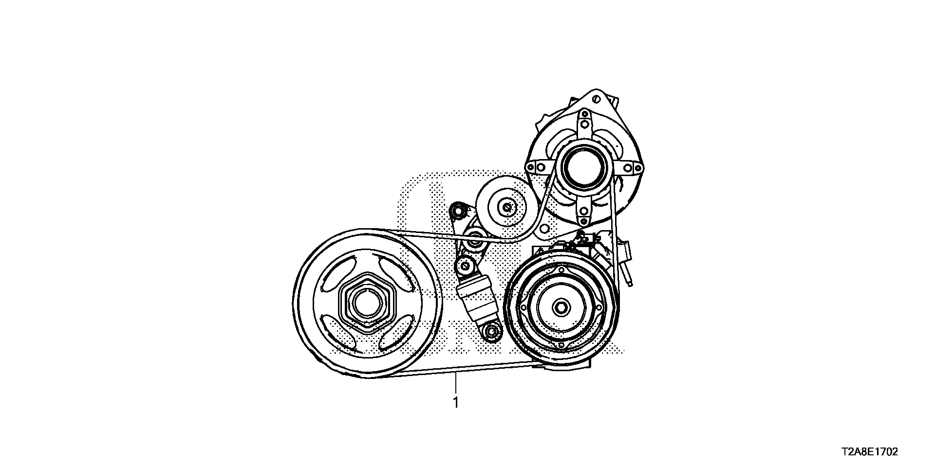 Honda 311105G0A01 - Cinghia Poly-V autozon.pro