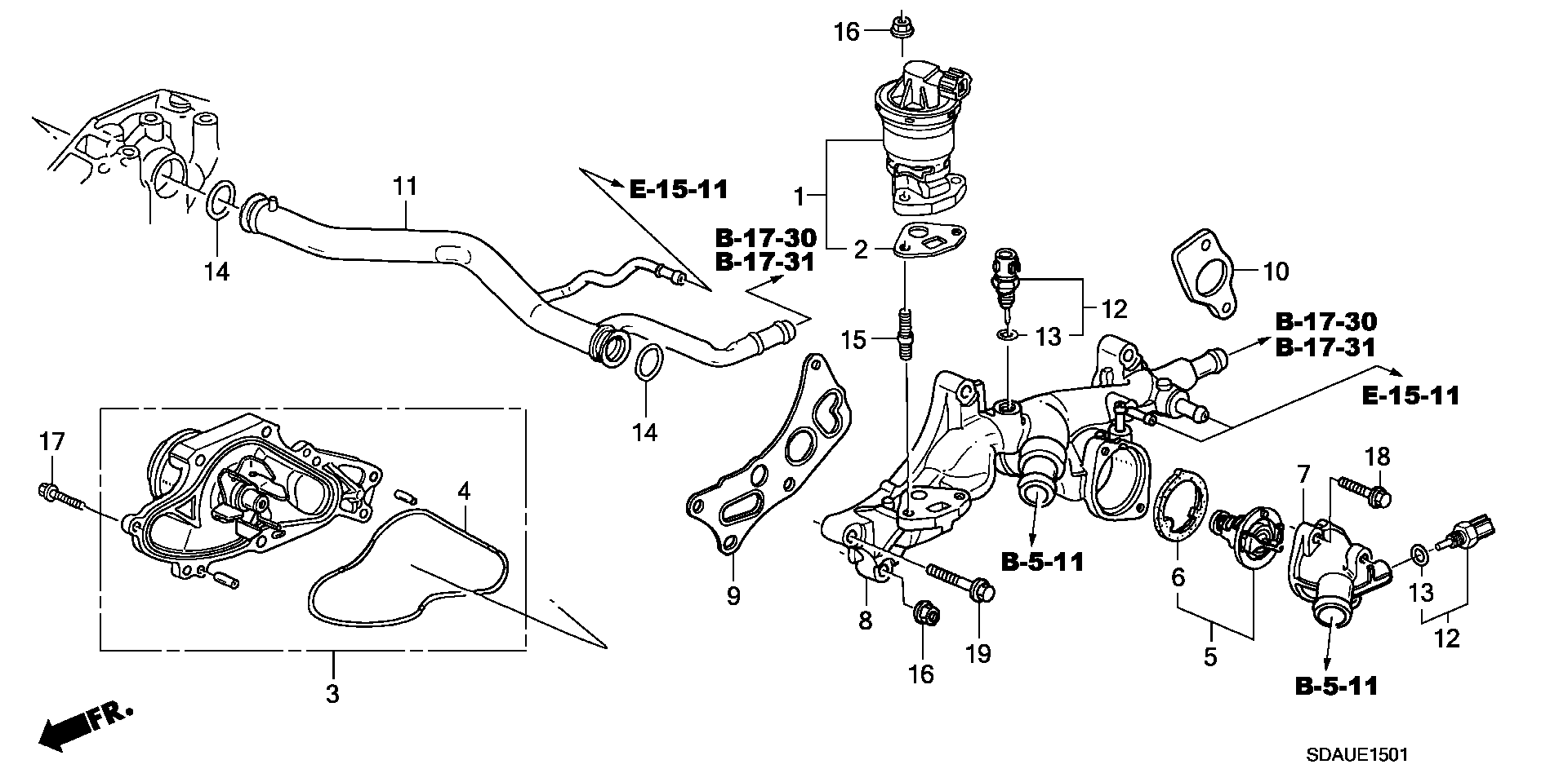 ACURA 19301P8EA10 - Termostato, Refrigerante autozon.pro