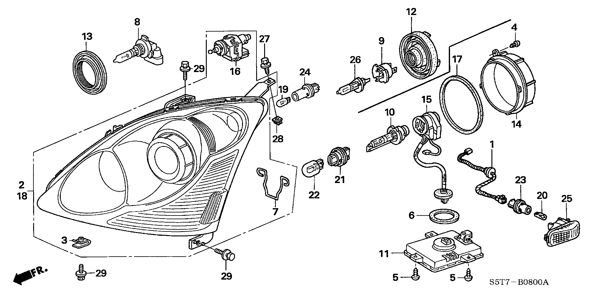 Honda 33115-S84-A01 - Lampadina, Fendinebbia autozon.pro