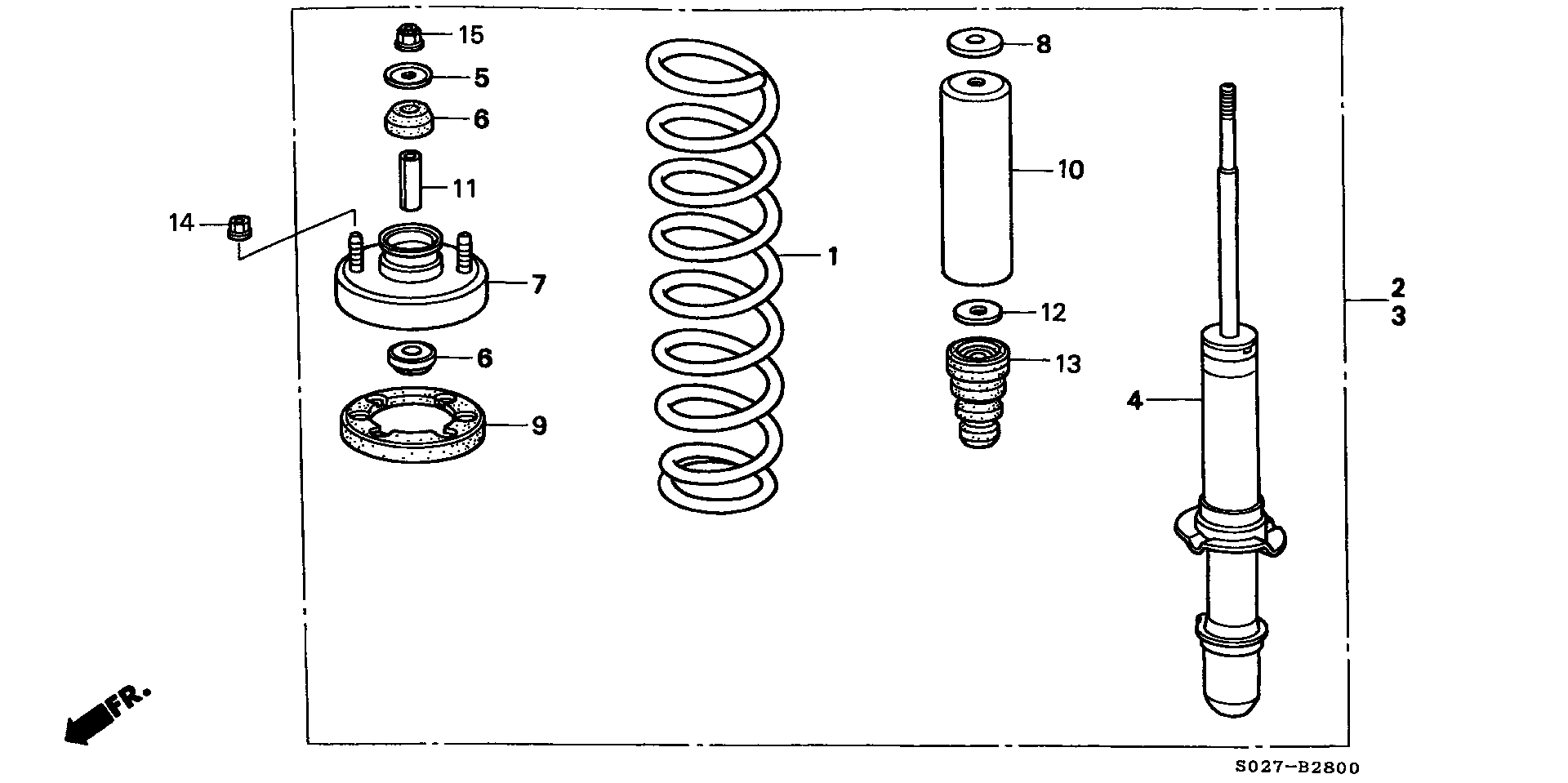 Honda 51687-SR0-A02 - Parapolvere, Ammortizzatore autozon.pro