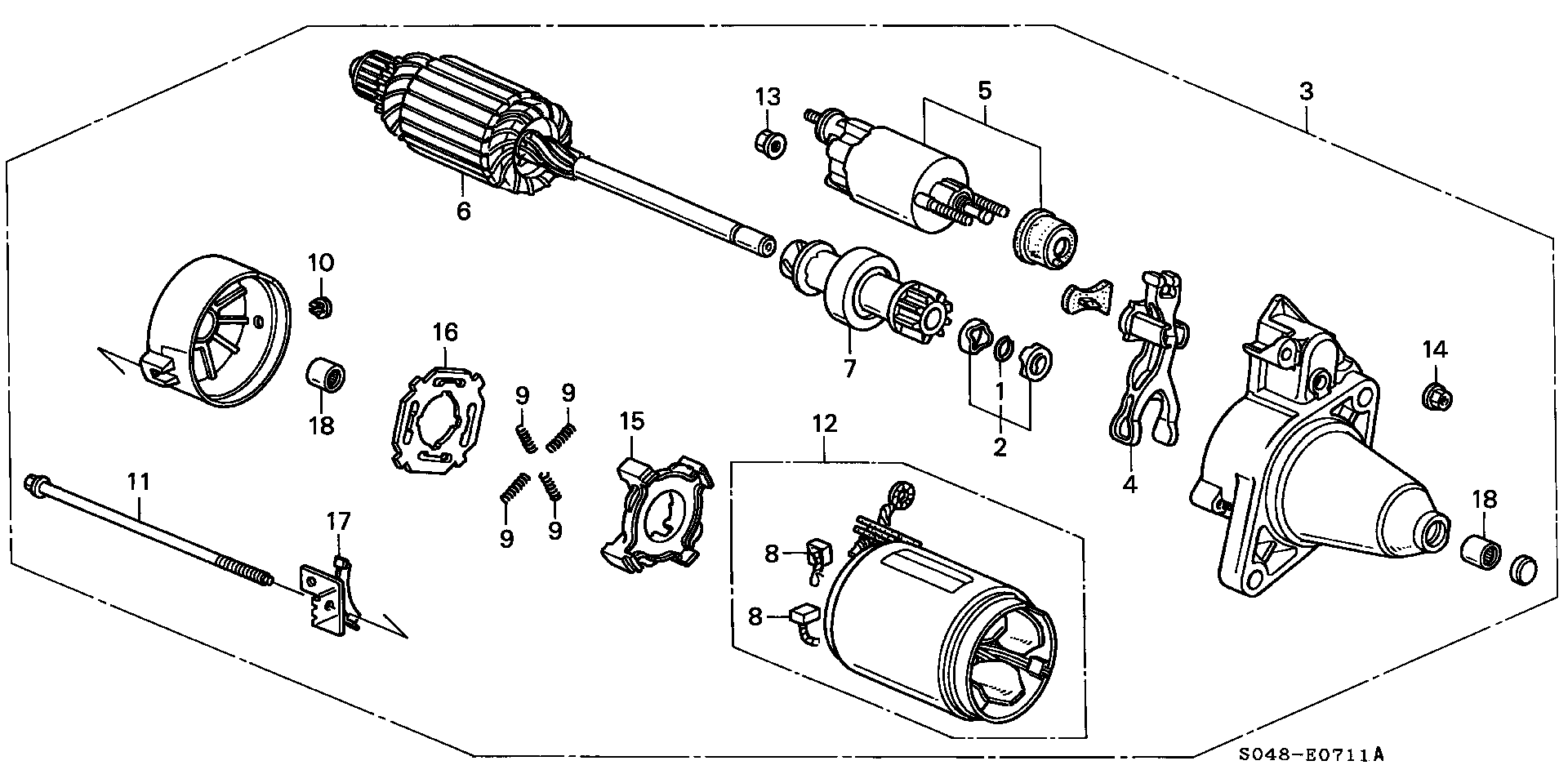 Honda 31 200-P2A-003 - Motorino d'avviamento autozon.pro