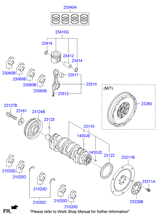 KIA 23040-2B001 - Kit fasce elastiche autozon.pro