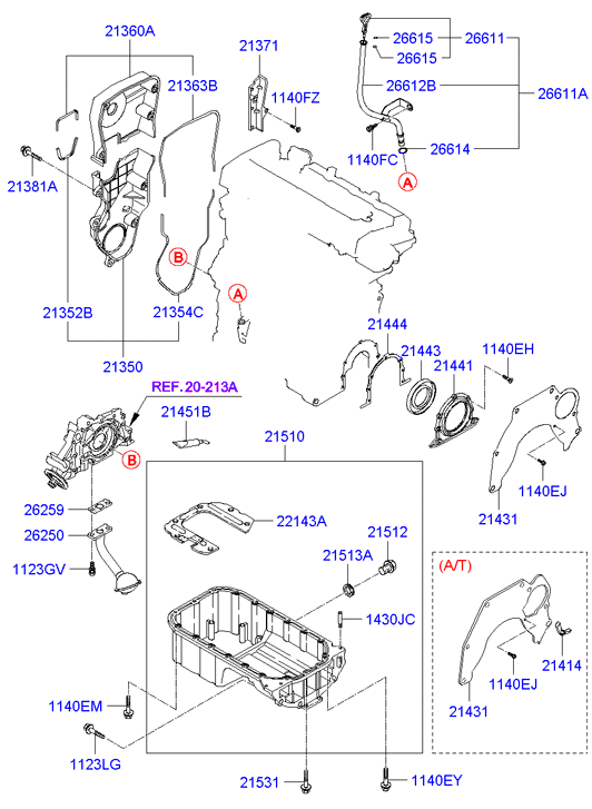 KIA 21512 23001 - Vite di chiusura, vaschetta dell'olio autozon.pro