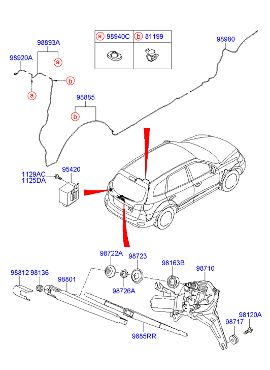 Hyundai 98820 2B000 - Spazzola tergi autozon.pro