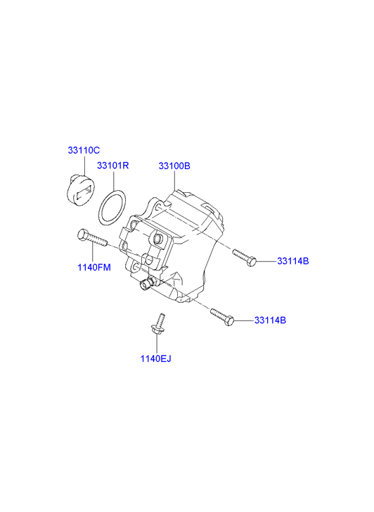 Hyundai 33100 27000 - Pompa iniezione autozon.pro