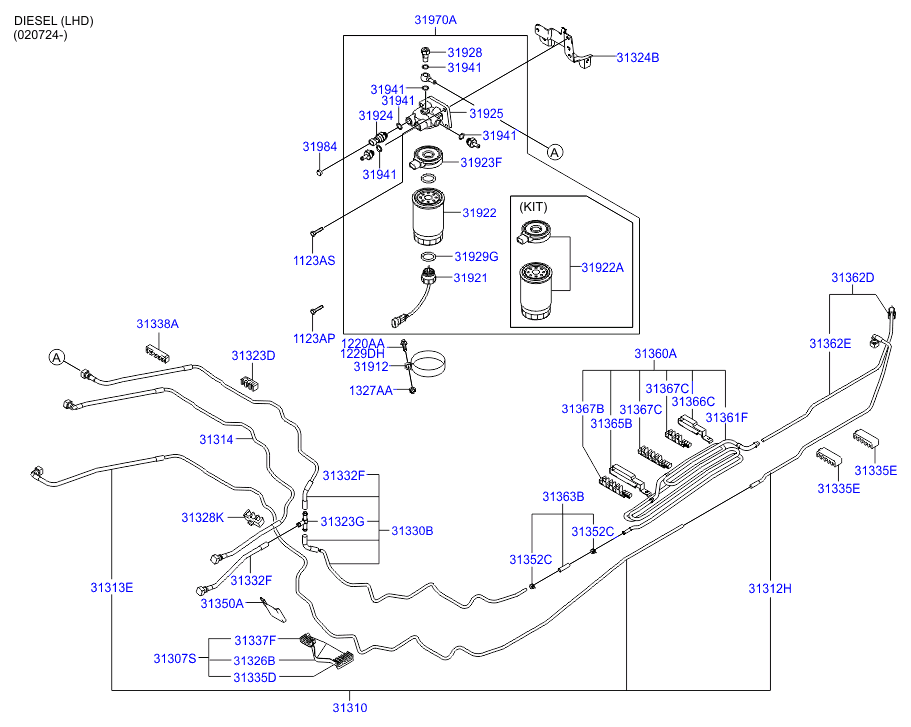 Hyundai 3133726050 - Guarnizione, Collettore gas scarico autozon.pro