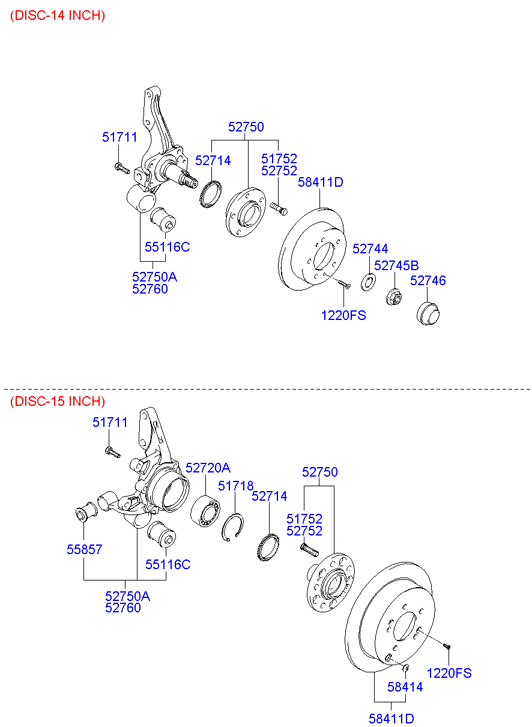 Hyundai 52710-26530 - Kit cuscinetto ruota autozon.pro