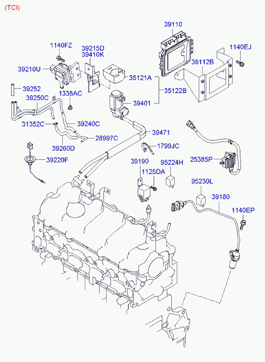 Hyundai 3512027400 - Convertitore pressione, Controllo gas scarico autozon.pro