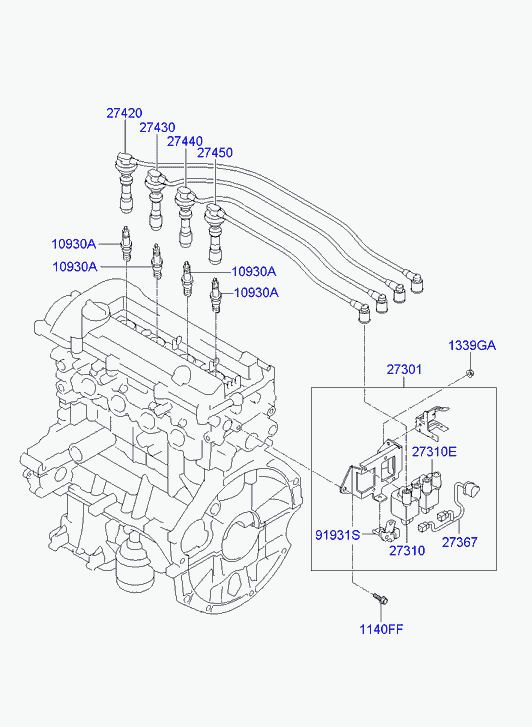 Hyundai 18827-09080 - Candela accensione autozon.pro