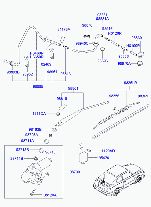 KIA 9836022020 - Spazzola tergi autozon.pro