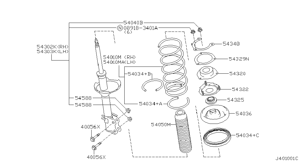 NISSAN 543033Y027 - Ammortizzatore autozon.pro