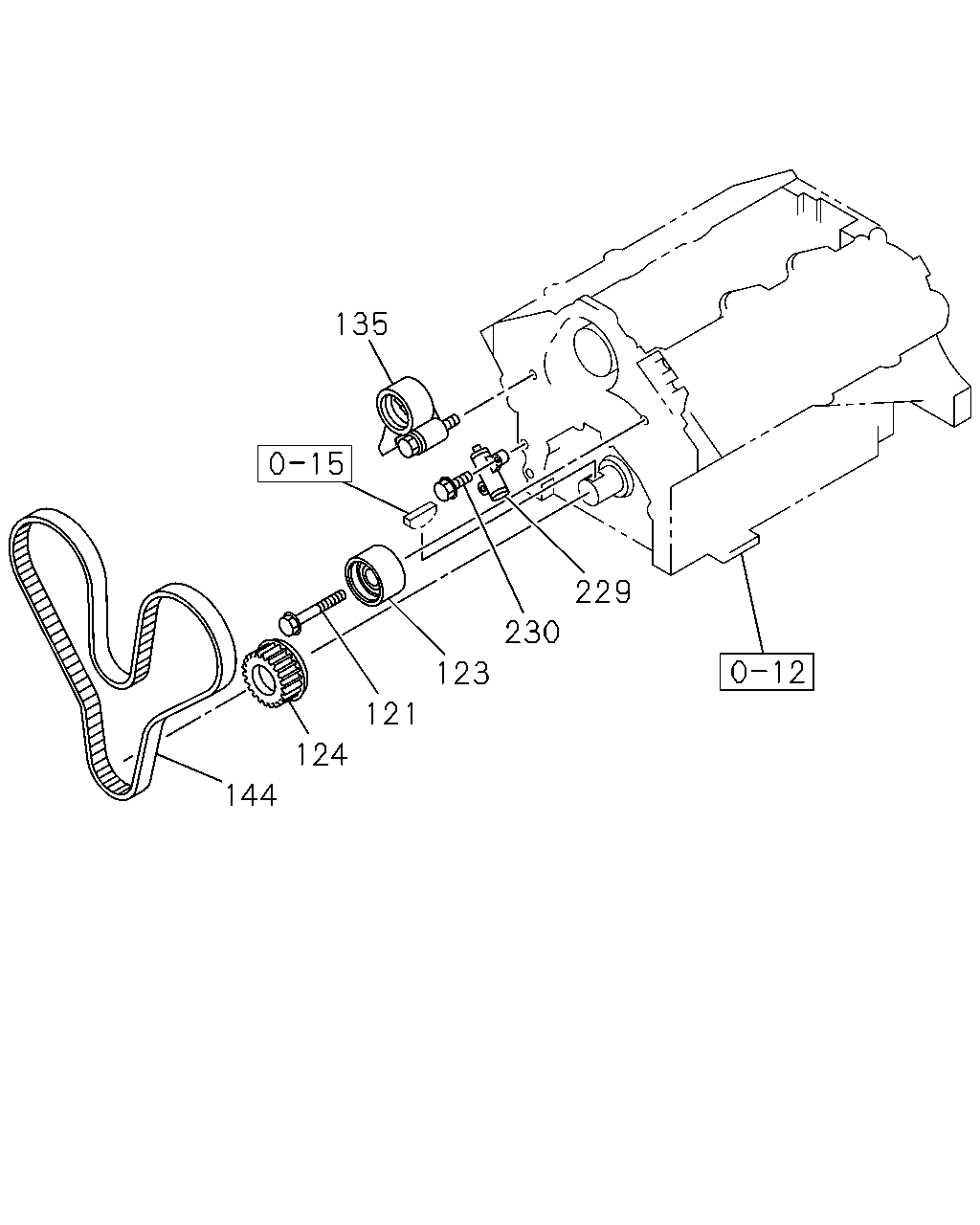 ISUZU 8-97136-321-0 - Cinghia dentata autozon.pro