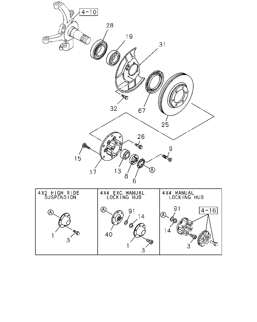 ISUZU 8-94242-913-0 - Kit cuscinetto ruota autozon.pro