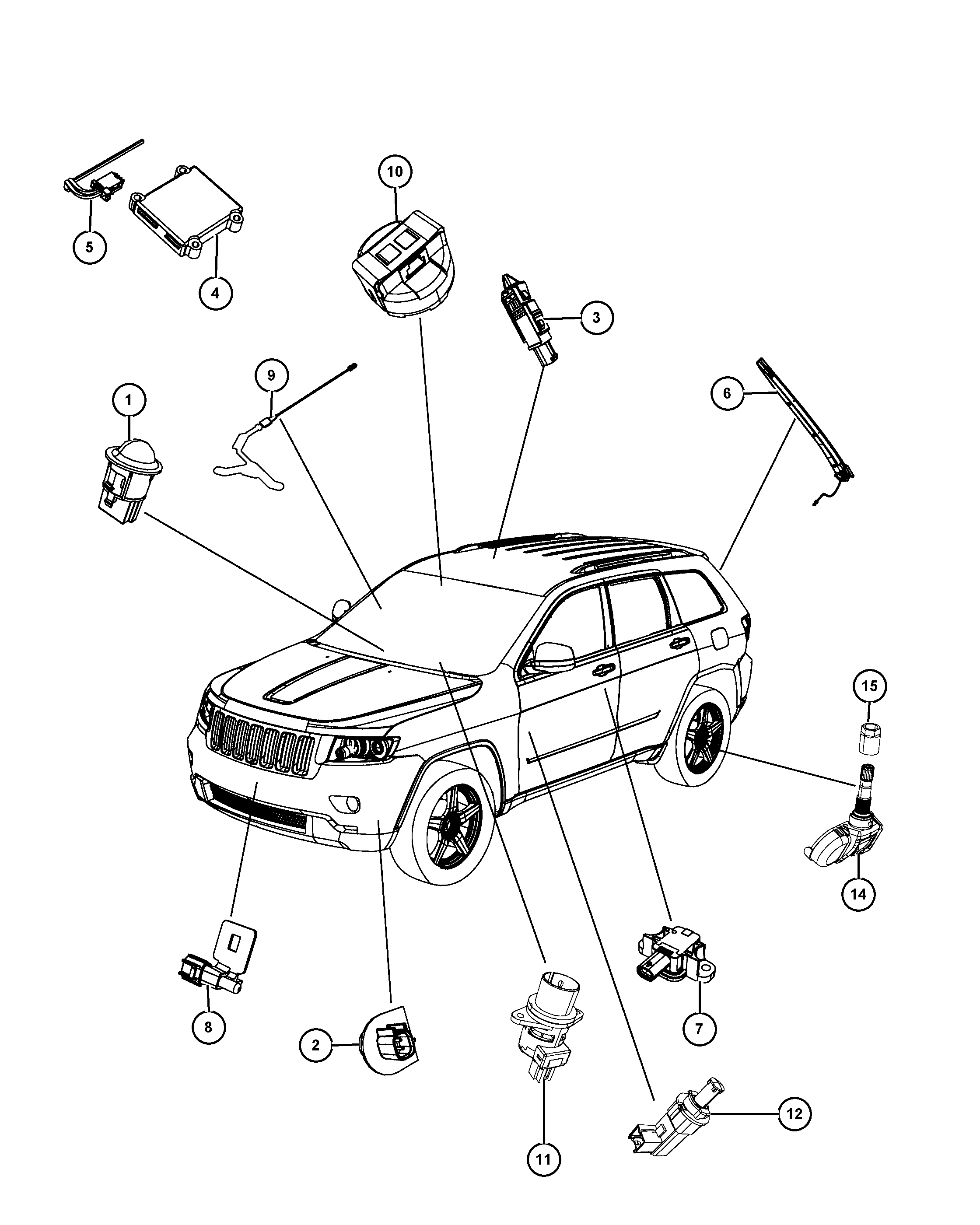 Jeep 56029 400AE - Sensore ruota, Press. gonf. pneumatici-Sistema controllo autozon.pro