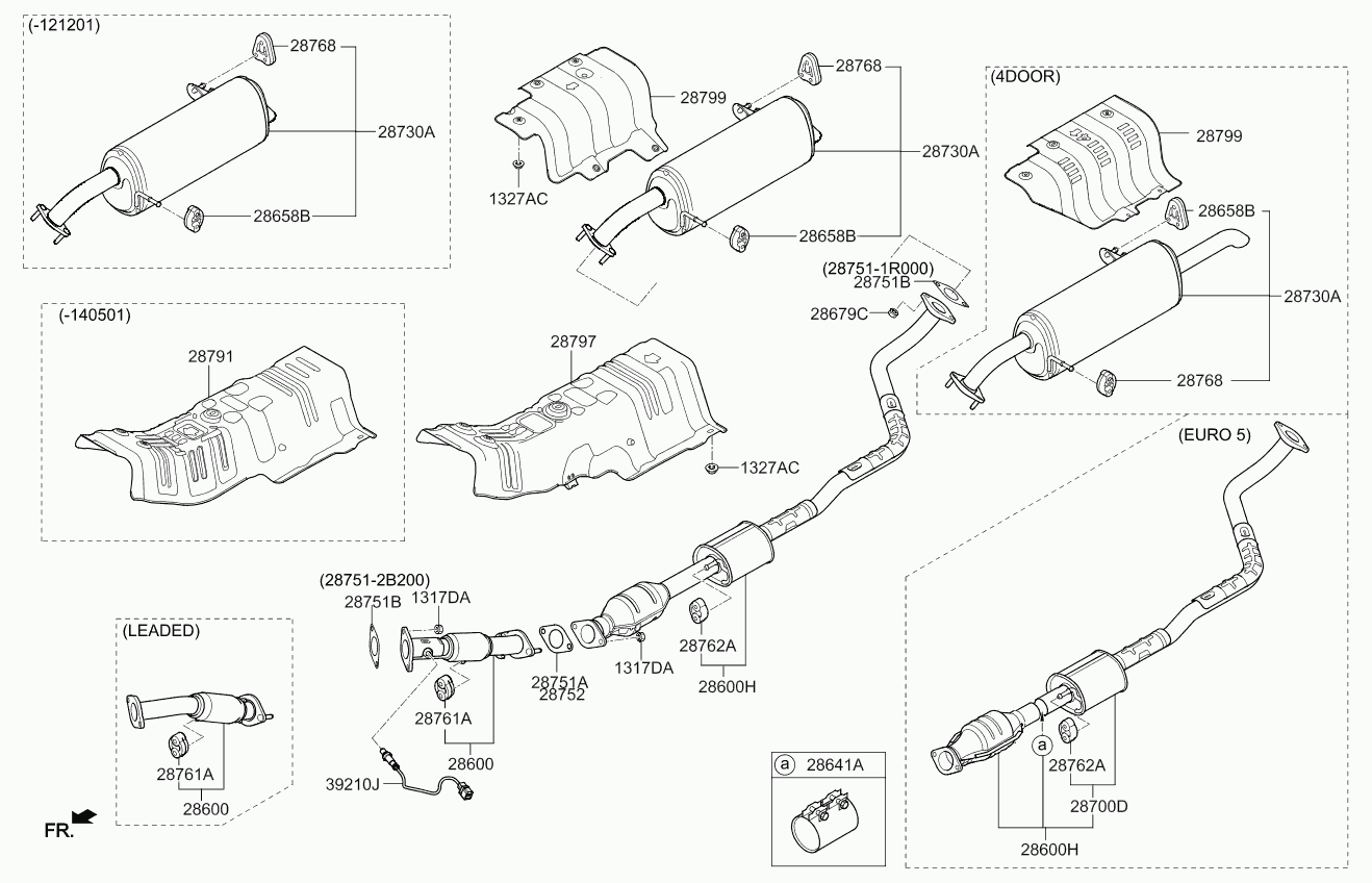 KIA 286581R000 - Bronzina cuscinetto, Barra stabilizzatrice autozon.pro