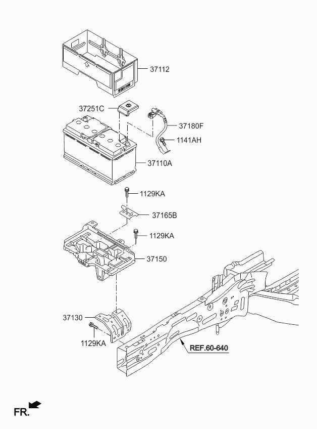 KIA 37110C5902 - Batteria avviamento autozon.pro