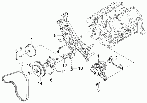 Hyundai 25100-39802 - Pompa acqua autozon.pro