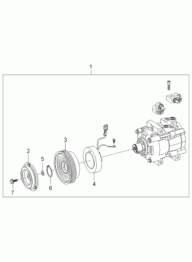 Hyundai 97701-3E200 - Compressore, Climatizzatore autozon.pro