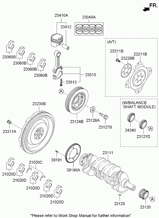 KIA 234102G000 - Pistone autozon.pro