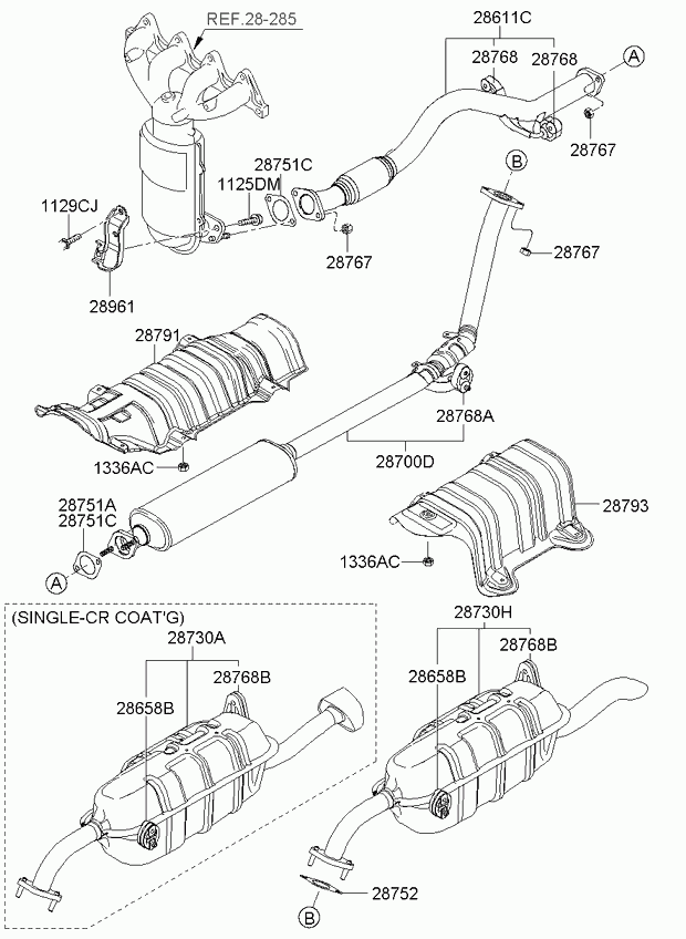 Hyundai 286581C000 - Bronzina cuscinetto, Barra stabilizzatrice autozon.pro