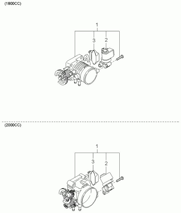 Hyundai 0K9A5-18911 - Sensore, Regolazione valvola farfalla autozon.pro