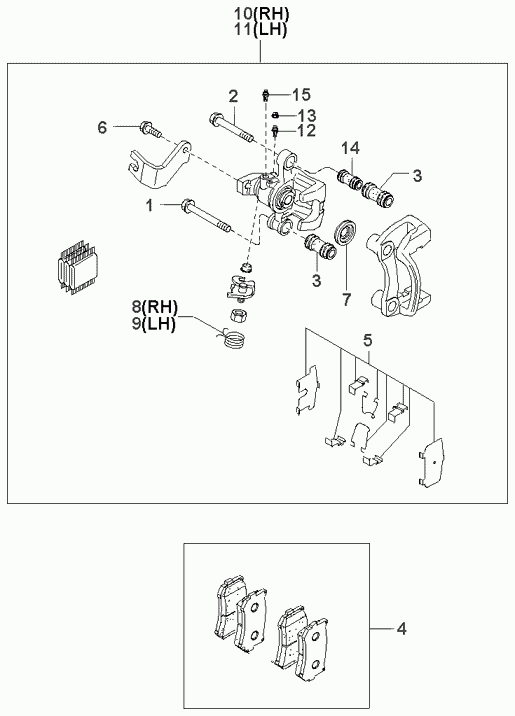 Hyundai 0K9A426990 - Pinza freno autozon.pro