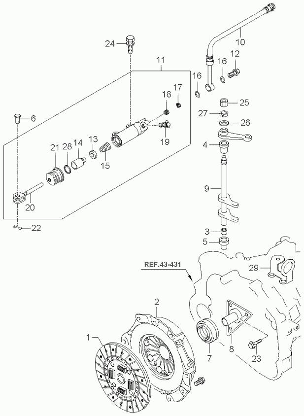 Hyundai 41300-39050 - Spingidisco frizione autozon.pro