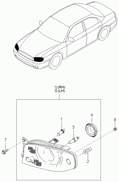 KIA 0K2BA51B05 - Motorino d'avviamento autozon.pro