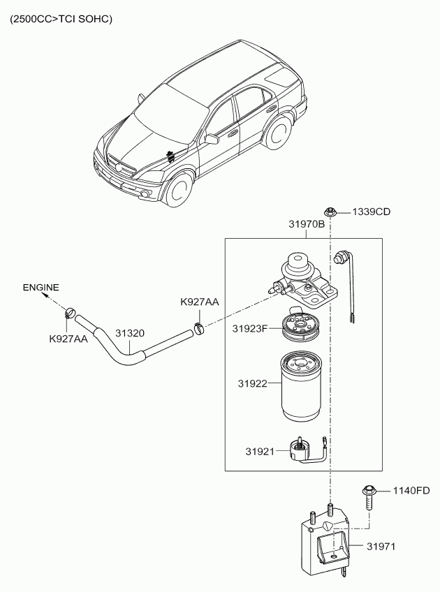 Hyundai 3192117000 - Sensore, Temperatura refrigerante autozon.pro